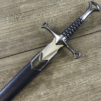 13.5  MEDIEVAL KNIGHT HISTORICAL SHORT SWORD DAGGER KNIFE W/ SHEATH Fantasy • $13.95