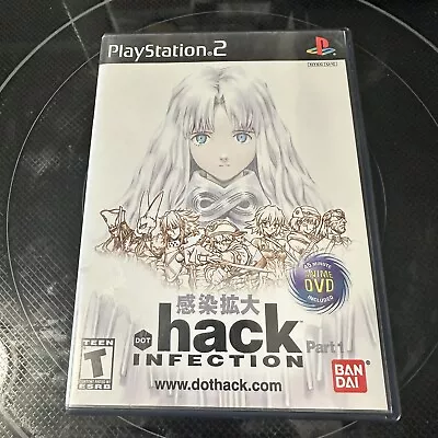 .Hack Infection Part 1 PS2 PlayStation 2 Complete CIB + Bonus DVD + Reg Card • $54.99