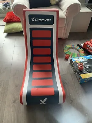 £20 • Buy X-Rocker Gaming Chair - Black And Red Fortnite Xbox PlayStation Nintendo Kids