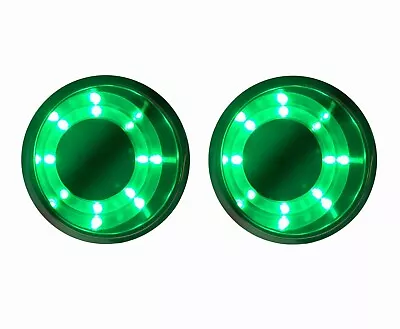 2Pcs Stainless Steel Cup Drink Holder Green LED Built-in For Marine Boat Truck • $17.57