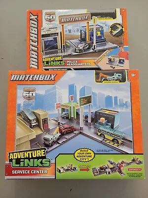 Matchbox 60th Anniversary Adventure Links Service Center & Police Headquarters • $40