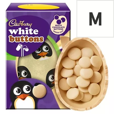 Cadbury Easter Egg White Chocolate & Buttons Cadbury Easter Egg 98G Gift • £3.99