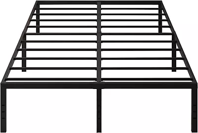 Full Size Bed Frame 18 Inch Heavy Duty Platform With Sturdy Metal Slats Bed Fram • $64.99