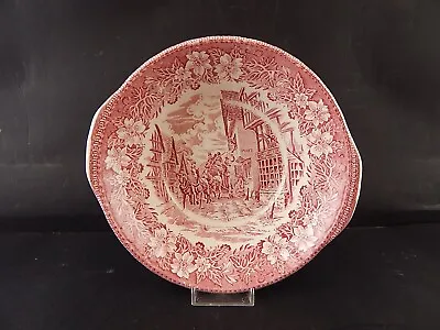 Vintage Ceramic Royal Tudor Bowl Handprint Coaching Taverns White-red • £26.73
