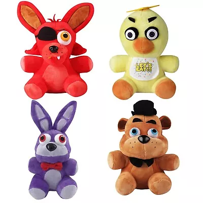 4x Five Nights At Freddy's FNAF Horror Game Kids Plushie Toy Plush Dolls Gifts • $37.99