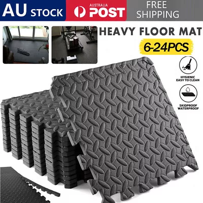 -24x EVA Foam Floor Mat Interlocking Heavy Duty Puzzle Baby Gym Heavy Duty • $21.90