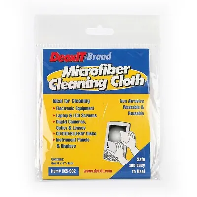 Caig Deoxit Brand Microfiber Cleaning Cloth • £4.95