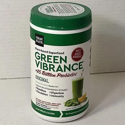 $19.99 • Buy Vibrant Health Green Vibrance Original + 25 Billion Probiotics 09/2023