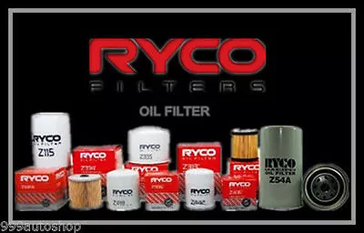 Z436 RYCO OIL FILTER Fit Mazda MX-5 NB SP Turbo Petrol 4 1.8 BP-SVT 01/02 12/02 • $12.92