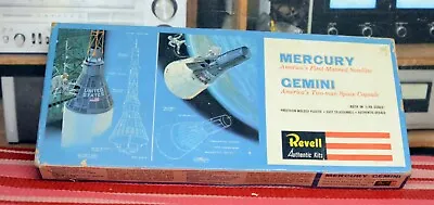 Vintage 1964 Revell Model Kit Mercury Satellite And Gemini Space Capsule 1:48 • $74.99