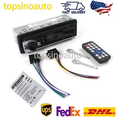 For MP3 Radio Player Bluetooth Car Stereo Audio In-Dash FM Aux Input TF USB • $23.33