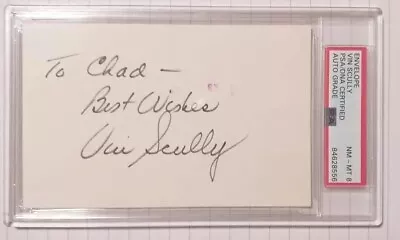 Vin Scully Hof Mlb Signed Autograph (psa/dna) Certified Auto • $175