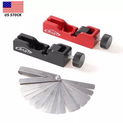 Spark Plug Gap Tool+32 Blades Metric Feeler Gauge Gap Filler Measuring Tools • $21.99