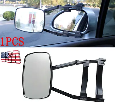 $28.23 • Buy 1X Clip-On Towing Mirror For Trailer Safe Hauling Adjustable Extension Universal