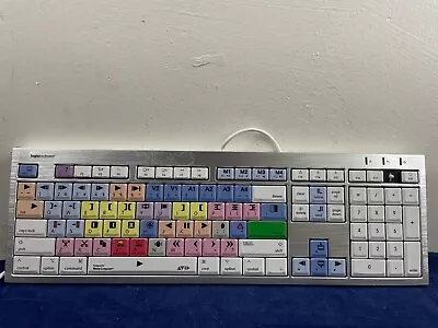 LogicKeyboard LKBU-MC0M4-CWMU-US ALBA Avid Media Composer Keyboard ESK-7599 RARE • $100