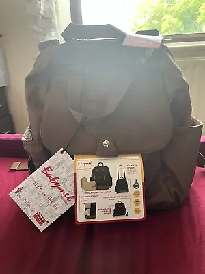 £25 • Buy Babymel Leather Convertible Changing Backpack