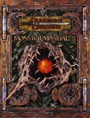 Monster Manual II [Dungeons & Dragons D20 3.0 Fantasy Roleplaying Supplement] • $21.66
