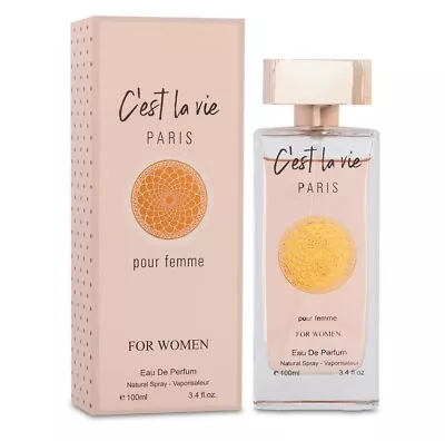 C'est La Vie Paris Pour Femme For Women Eau De Perfume Natural Spray 100ML 3.4OZ • $14.99