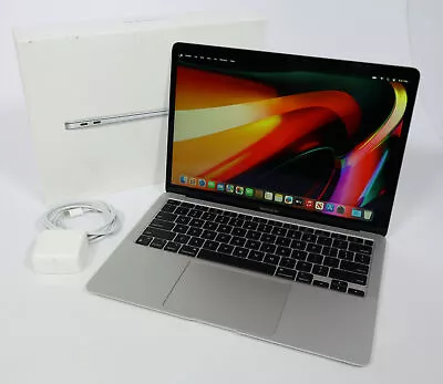 Apple MacBook Air 13-Inch 2020 M1 256GB SSD 8GB RAM Silver Sonoma 1 Cycle • $629.99