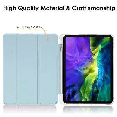 IPad Pro 11/12.9  Case 2020/2018 Shockproof Silicon Smart Cover With Pen Holder • $19.99