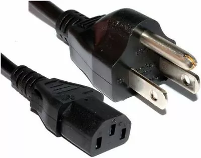 IEC C13 Plug To 3 Pin USA Plug Power Lead Cable 1.5M Long • $24.93