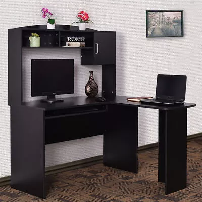 Corner Computer Desk L-Shaped Workstation Home Office Student Furniture  3 Color • $159.99