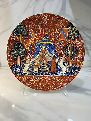 Vintage 1977 La Dame A La Licorne Haviland Limoges France Plate No 1 Lim. Edit. • $55.50