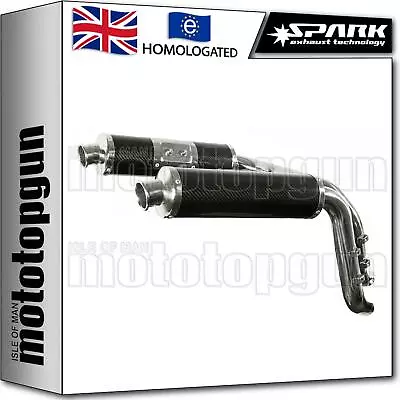 Spark 2 Exhaust High Approved Carbon Round Ducati Monster S2r 1000 2006 06 • $993.94