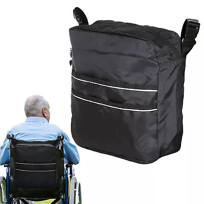 Outdoor Wheelchair Side Pocket Organizer Holder Pouch Armrest Storage Bag • $22.78