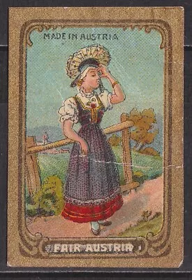 Old Glazed Matchbox Label Austria Fair Austria • $3.69