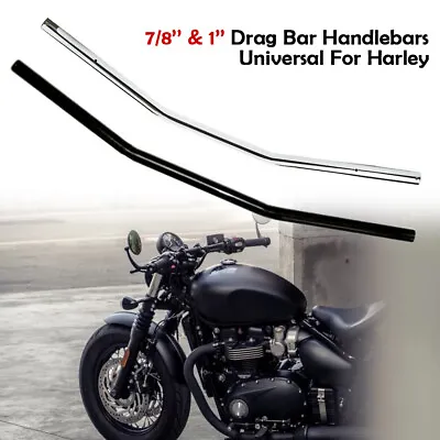 1'' 7/8'' Motorcycle Drag Bar Straight Handlebar 32'' Wide For Harley Universal • $28.90