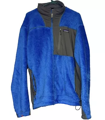 Patagonia Mens XL R3 Jacket Full Zip Fleece Blue • $12.80