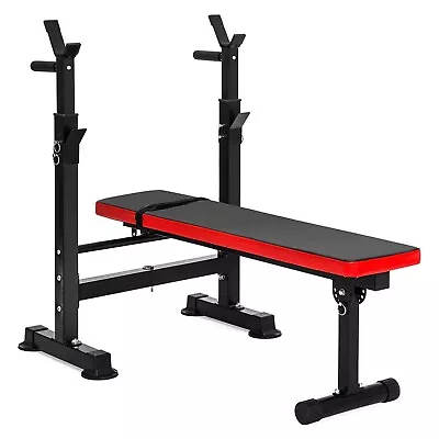 LX400 Adjustable Olympic Workout Bench With Squat Rack Free Shipping • $71.99