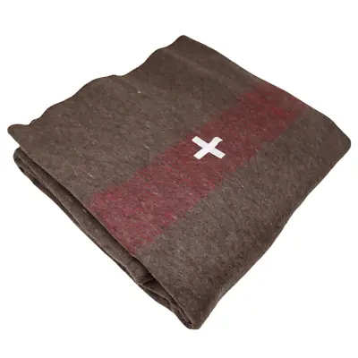 $36.99 • Buy Swiss Style Army Blanket, Mil-Spec, 62 In X 84 In, Wool Blend, Flame Retardant
