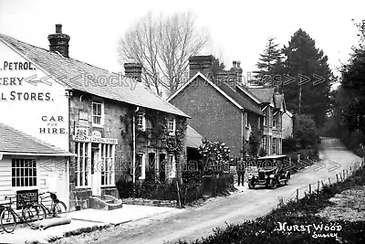 Evv-9 Street View High Hurstwood Nr Uckfield Sussex 1931. Photo • $4.17