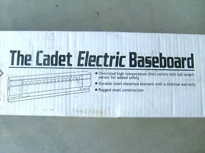 Cadet 48-inch 1000-Watt 240-Volt Electric Baseboard Heater - White 09954 • $49.99