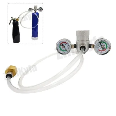 Pressure Regulator For Whipped Cream Charger Cylinder With Adapter And Hose Line • £32.99