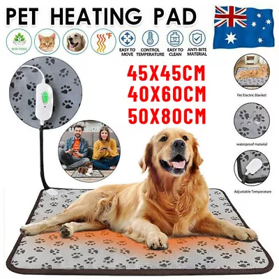 Pet Dog Cat Bunny Electric Heat Heated Heating Heater Pad Mat Blanket Bed AU     • $14.85