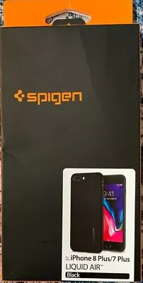$20 • Buy Spigen Liquid Air IPhone 7 Plus Case + Two Generic Cases And 1 Tempered Glass