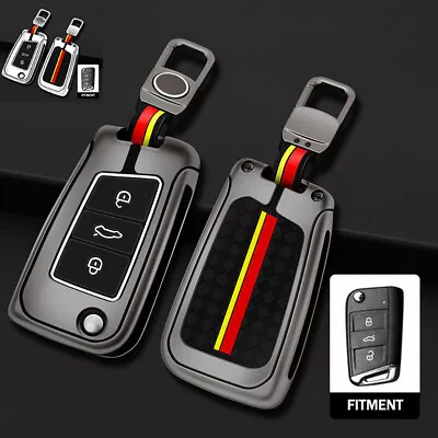 For VW Polo Golf 7 MK7 Tiguan Zinc Alloy Car Remote Key Case Cover Shell Holder • $25.40