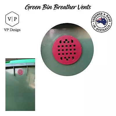 240L Green Wheelie Bin Breather Vents X 3 • $11.97
