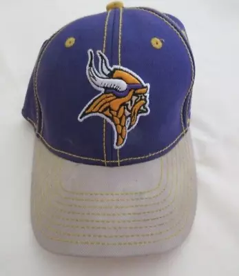 Team Apparel Minnesota Vikings Adjustable Strap Back Hat Purple Cap • $4.99