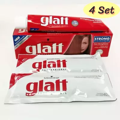 Glatt Schwarzkopf Hair Strong Straightener Frizzy Permanent Thick 4 Set • $51