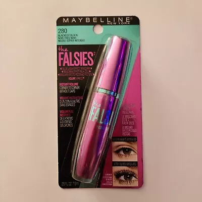 MAYBELLINE The Falsies Volum Express FalseLash Effect Mascara 280 BLACKEST BLACK • $5.98