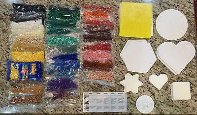  Hama Beads AND Pegboards - Variety Of Shapes And Sizes (Bundle) • $20