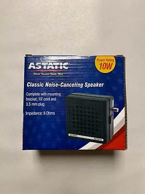 Astatic VS6 CB / HAM Radio Noise Canceling External Speaker 10 Watt 8ohm 302-VS6 • $19.49