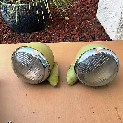 1939 1940 Chevy Truck Headlights With Original Stands  LOOK! • $290