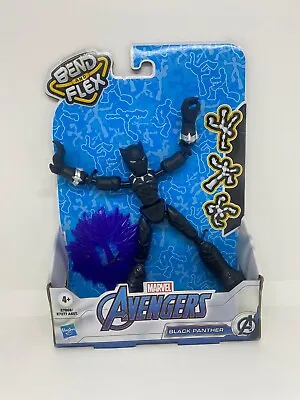 Marvel Avengers Black Panther Bend And Flex Action Figure Toy. • £10.99