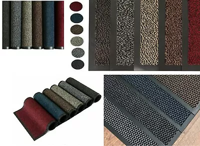 £12.29 • Buy Dirt Trapper Door Mat Rubber Back Heavy Duty Kitchen Rug Barrier Outdoor Indoor