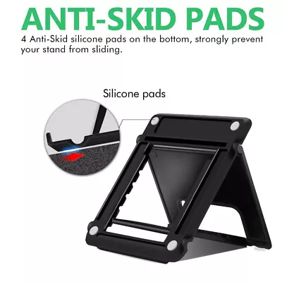 Universal Desk Stand For Mobile Phone Tablet Holder Adjustable Foldable Portable • $3.91